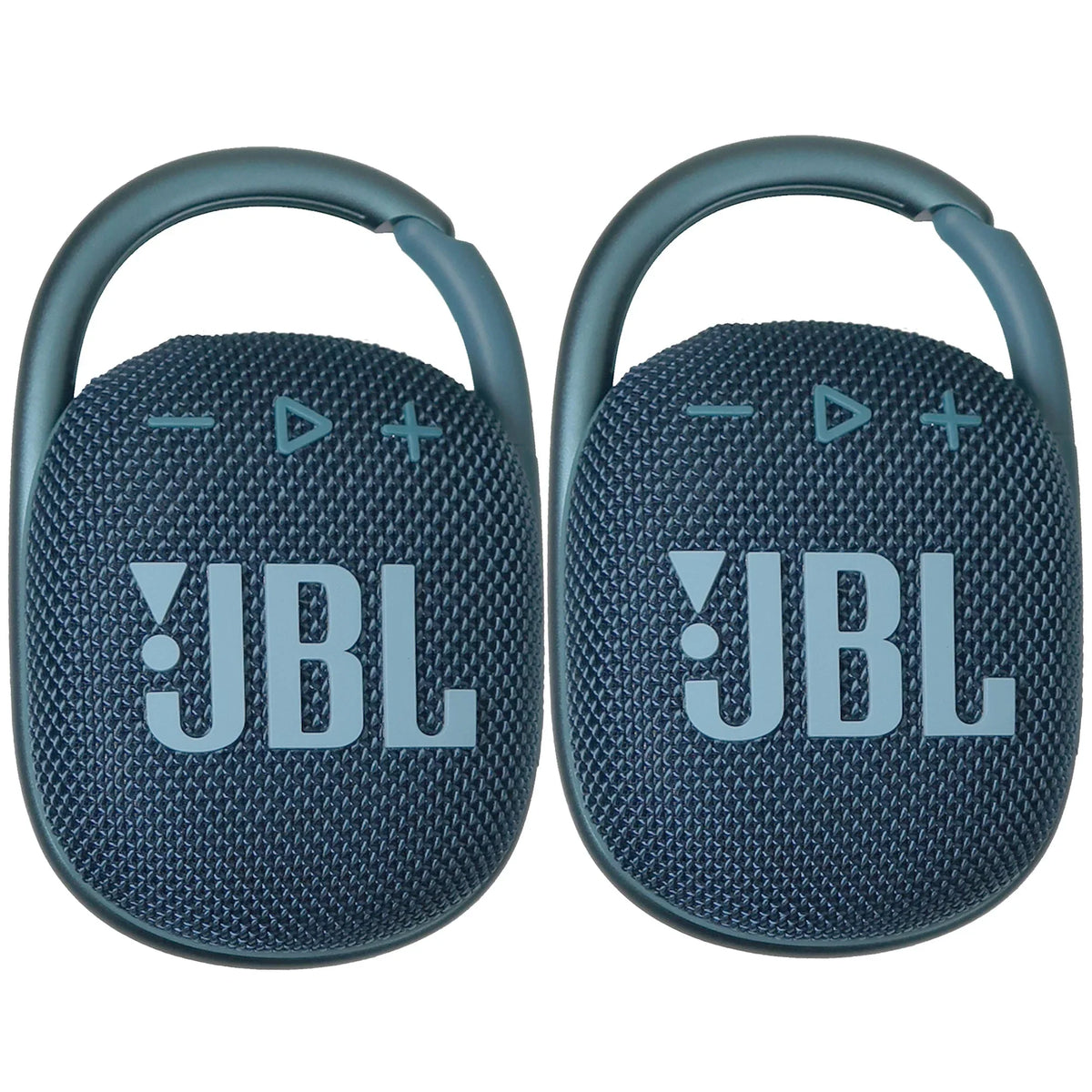 2x JBL Clip 4 Portable Bluetooth Waterproof Speaker (Blue)