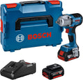 Bosch Professional accuslagmoeraanzetter GDS 18V-450 HC (aanhaalmoment 450 Nm, losbreekmoment 800 Nm, incl. 2 x 5,0 Ah accu's, oplader, L-BOXX)
