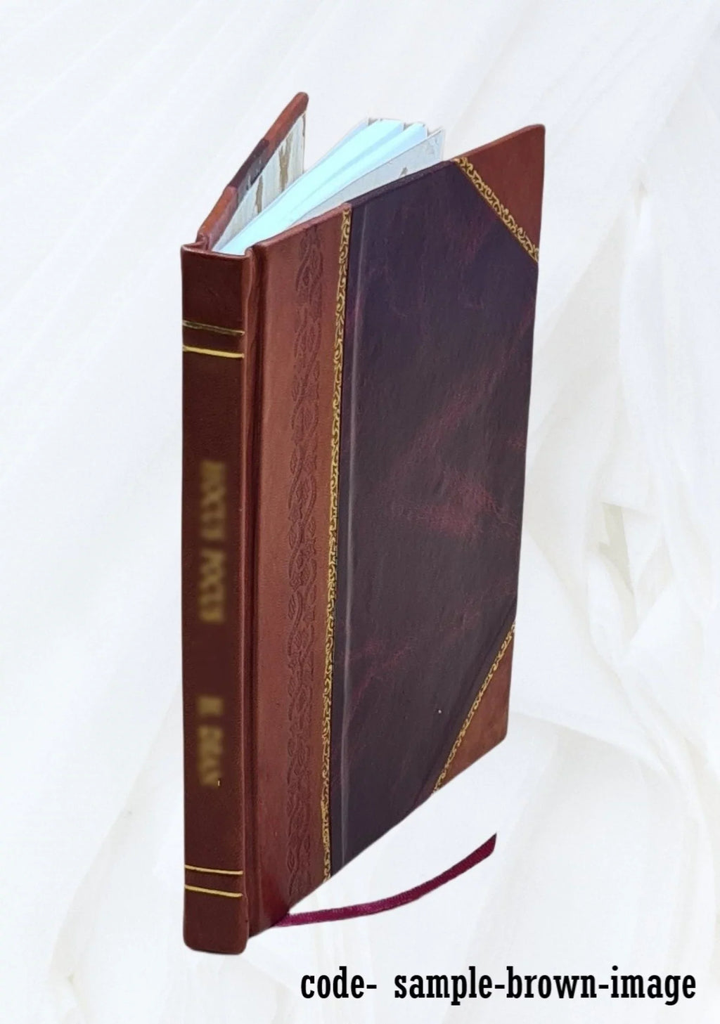 Statistica delle strade nazionali 1855 [Leather Bound]