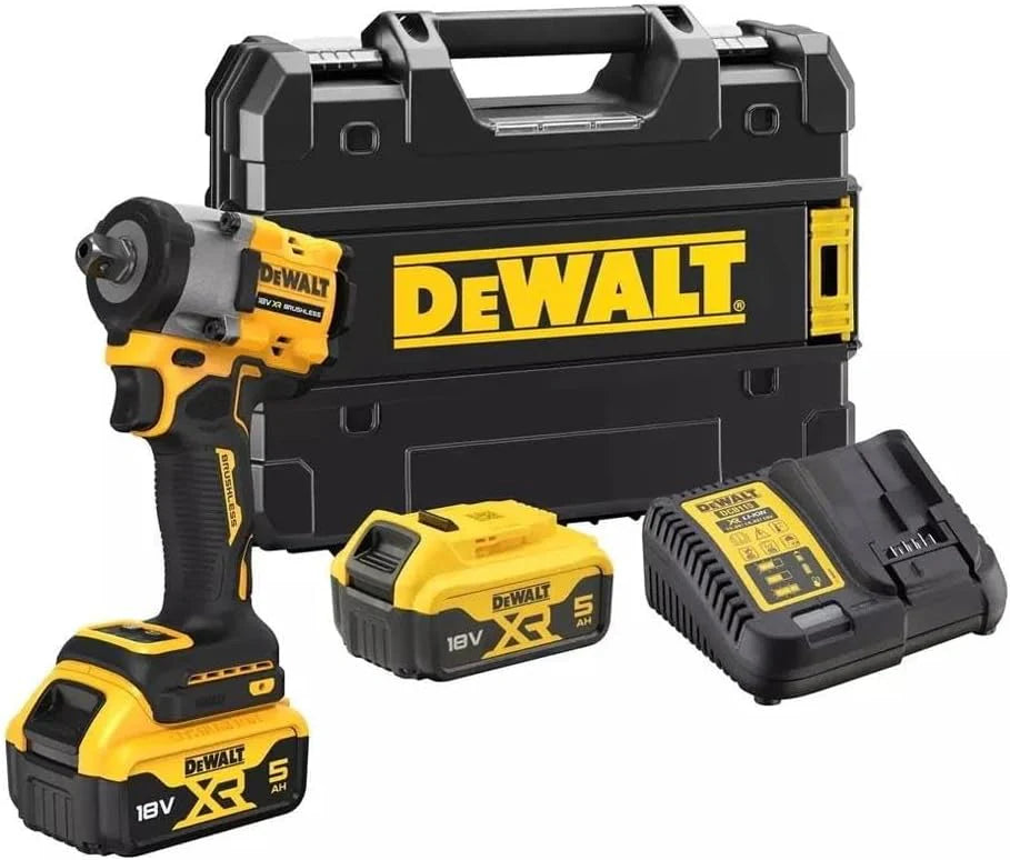 DeWALT DCF922P2T Slagmoersleutel 1/2 inch pinaansluiting 18 V XR 5,0 Ah in TSTAK