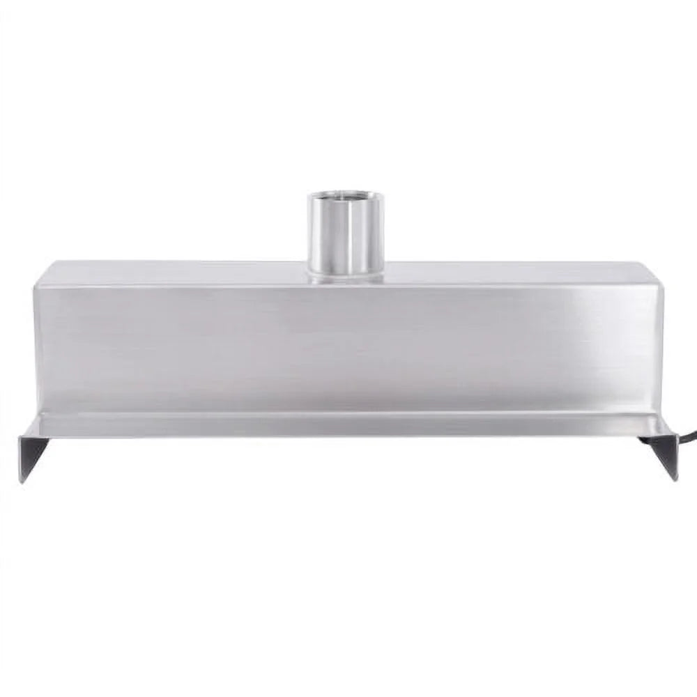 Silver 11.8" Pool Fountain Waterfall Spillway Stainless Steel Pond Cascade
