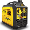 Aceup Energy inverter-stroomgenerator 3400 Watt, benzine, stroomgenerator met 230V 12V USB stopcontacten, noodstroomaggregaat voor camping, stroomuitval