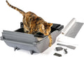 Pet Zone Smart Scoop Automatische Kattenbak Voordeelpakket, Zelfreinigende Kattenbak, Kitty Kattenbak Geen Dure Vullingen [Auto Handsfree Grote Kattenbak, Gemakkelijk schoon te maken, Werkt met