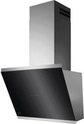 AEG Afzuigkap serie 7000 met SilenceTech 60 cm – kopvrije wandkap met glas – afvoer- en circulatielucht – max. 760 m³/h in afvoerlucht met max. 67 dB(A) – ventilatorfunctie – roestvrij staal –(90cm | 66dB Abluft/SilenceTech 55dB)
