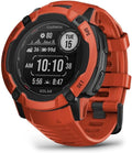 Garmin Instinct 2X Solar - 50mm - Oneindige batterijduur met Solar(50mm/Vlam Rood)