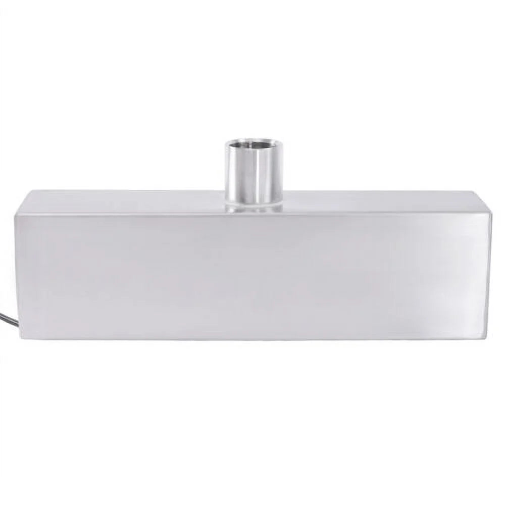 Silver 11.8" Pool Fountain Waterfall Spillway Stainless Steel Pond Cascade