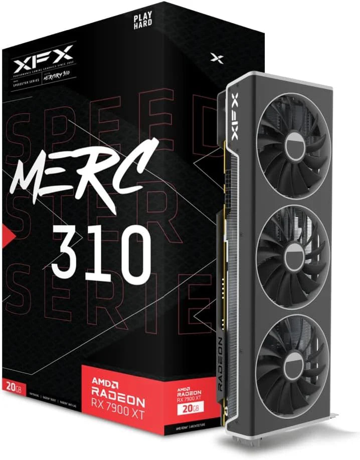 XFX Speedster MERC310 AMD Radeon™ RX 7900XT Gaming grafische kaart, 20 GB GDDR6, AMD RDNA™ 3(RX-79TMERCU9)