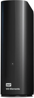 WD Elements Desktop 20TB Desktopopslag (plug-and-play, voor Windows 10-pc's en hoger, met USB 3.2 Gen 1, automatische gegevensbeveiling, eenvoudig te installieren) Zwart(22TB)