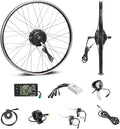 SEASON 20/24/26/28/700C inch e-bike ombouwset 36 V 250 W borstelloze transmissie voorwiel naafmotor, elektrische fiets conversie kit | LCD-display, sensor (26 inch 250 W / 25 km/h)