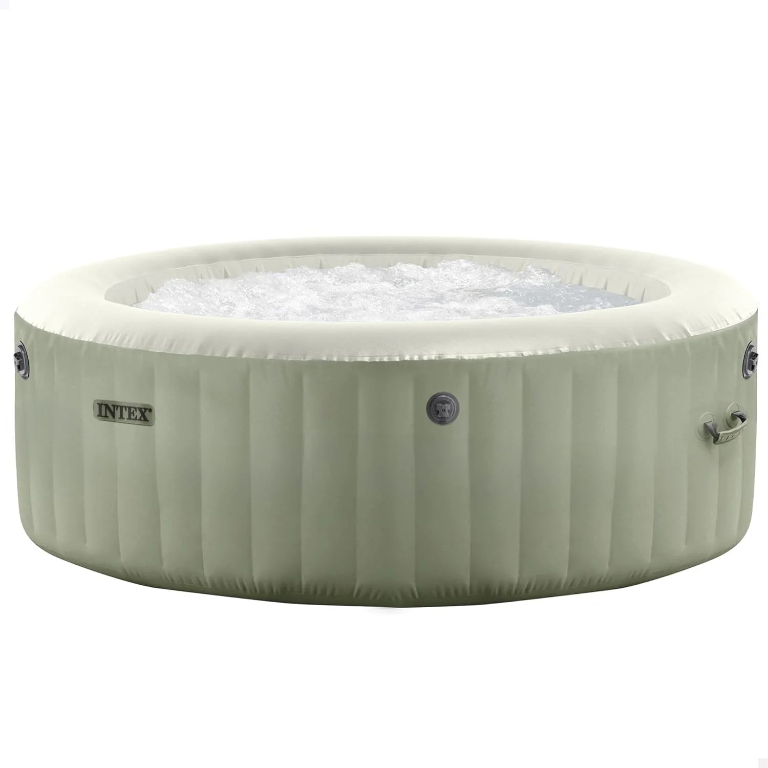 Intex 6-persoons Olive Green Round Bubble Spa Set 28428NP (opgeblazen 216 cm x 71 cm)