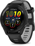 Garmin Forerunner 265 Music - 46mm - GPS hardloopsmartwatch - AMOLED-touchscreen - Tot 13 dagen batterijduur - Zwart