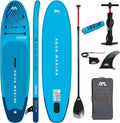 Aqua Marina Fusion 10'10" - Opblaasbaar SUP-board allround voor beginners - Stand Up Paddle Board Complete Set - Limited Edition blauw(Fusion 10'10" + CampSup Paddle Floater)