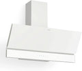 Klarstein Velaire Afzuigkap 90 cm - Kopfvrije afzuigkap, 820 m³/h Boost, A++ energie-efficiëntie, Touch-bediening, LED, stil, aluminium-  actieve koolstoffilter, afzuigkap keuken 90 cm, zwart(90 cm/wit)