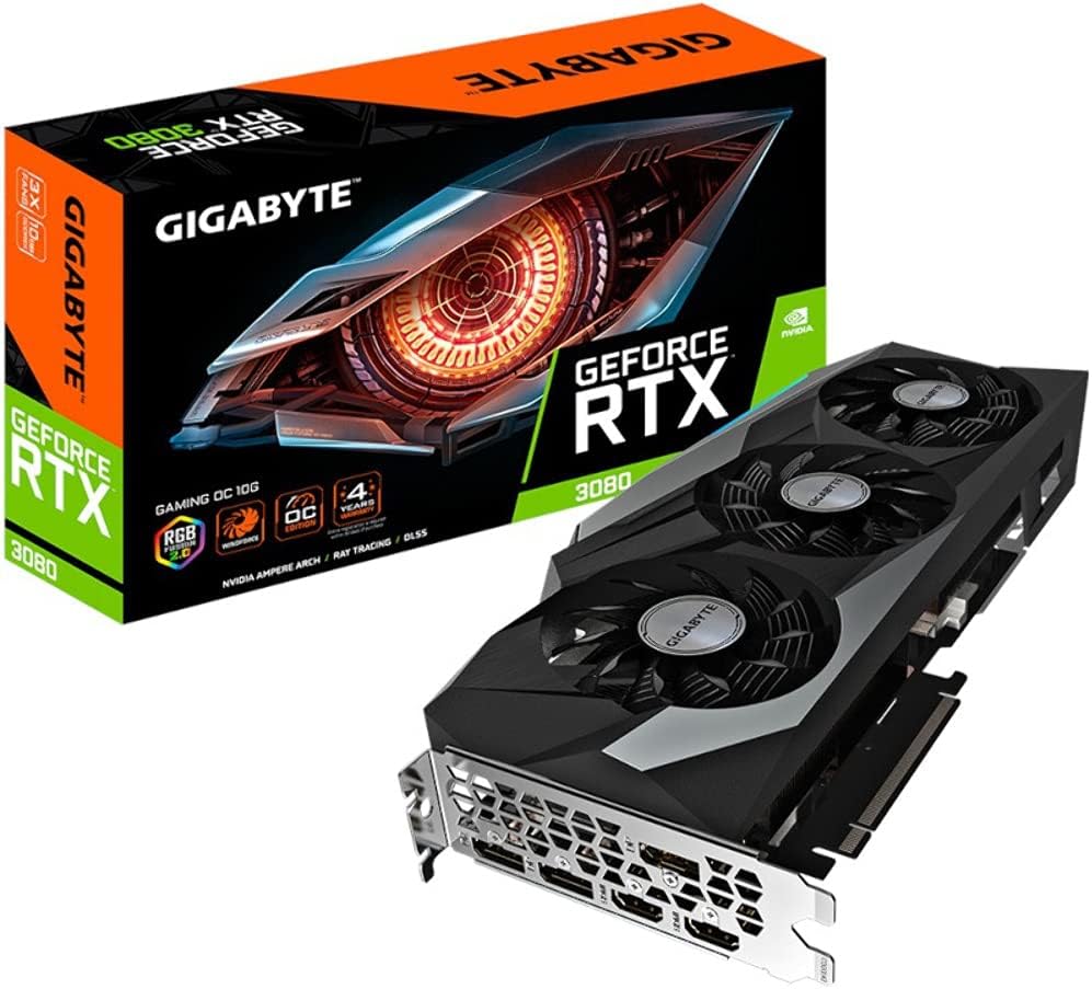 Gigabyte GeForce RTX 3080 GAMING OC 10 GB GDDR6X grafische kaart, GV-N3080GAMING OC-10GD
