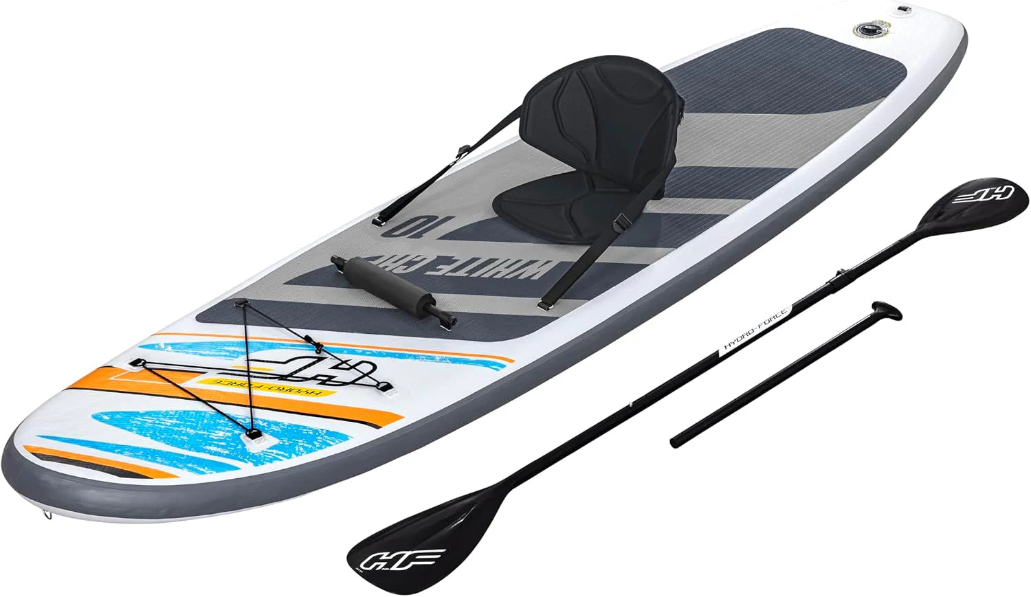 Hydro-Force Bestway SUP Allround boardset White Cap met zitting 305 x 84 x 12 cm