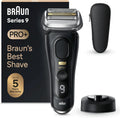 Braun Series 9 Pro+ scheerapparaat voor heren, elektrisch scheerapparaat met 5 Pro scheerelementen, langhaartrimmer ProTrimmer, laadstation, 60 minuten looptijd, Wet  Dry, Valentijnsdagcadeau voor(9497 cc)