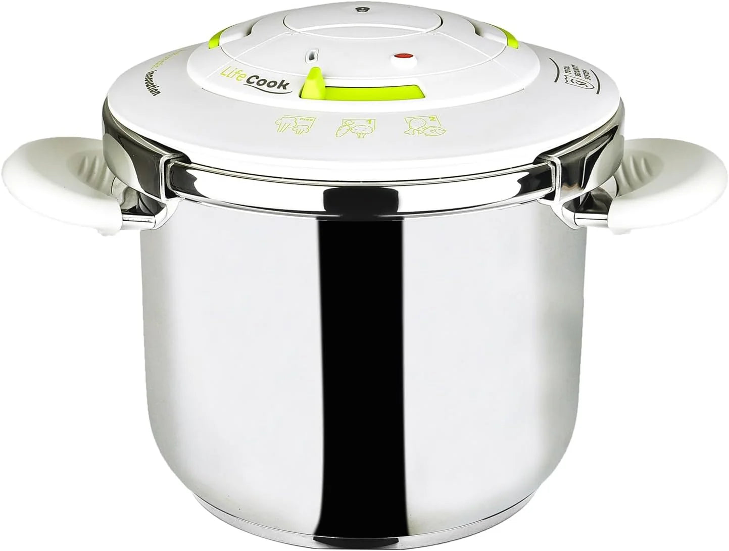 Lifecook snelkookpan 22 cm 6,5 l Roestvrijstaal
