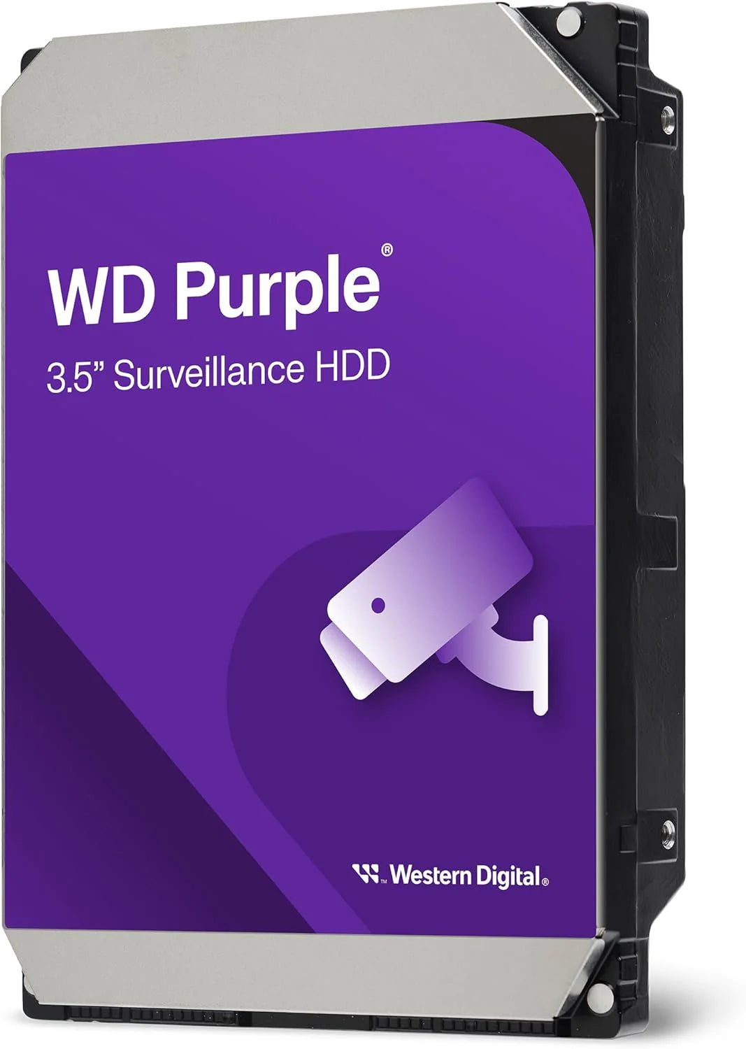 WD Purple 8TB Surveillance 3.5" Interne Harde Schijf, met AllFrame-technologie, SATA 6 Gbit/s, 180TB/jaar, 128MB Cache(4TB)